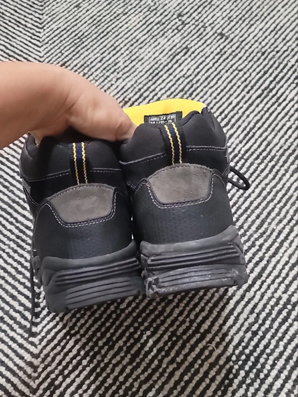Brahma Black and Yellow Safety Work Boots